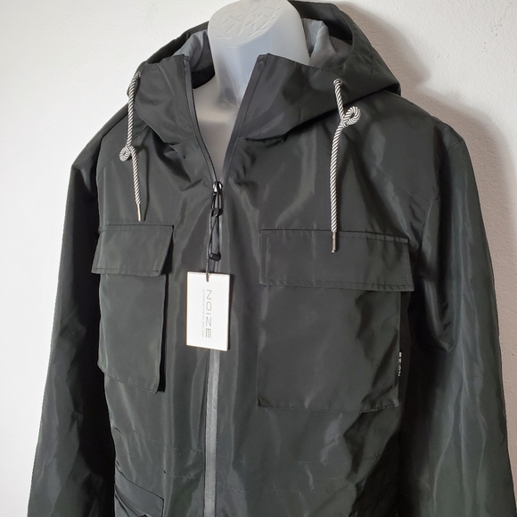 Noize Cody Techno Bonded Hooded Raincoat - US XL - Picture 5 of 12